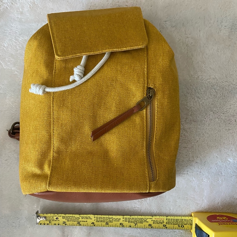 Universal Thread Yellow Canvas Backpack